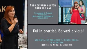 Curs de prim ajutor copil 0-3 ani